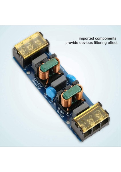 Power Emı Filtre Modülü 25A Frekanslı Iki Aşamalı Dalga Filtresi Güç Düşük Geçiş Filtre Kartı (Yurt Dışından) modelleri