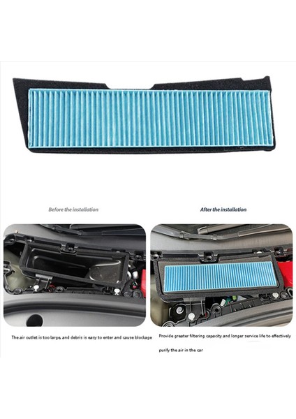 3x Araç Klima Giriş Filtresi Tesla Model 3 2021 Hava Filtre Aksesuarları Harici (Yurt Dışından) indirimleri