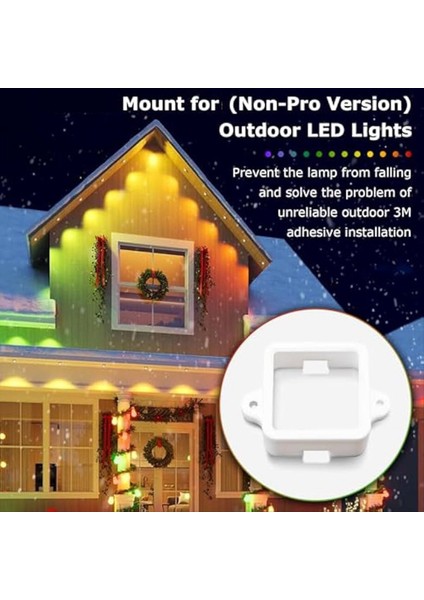 72PCS Govee Dış Mekan Işıkları Için Işık Klipleri, Govee Için Braketler (Profesyonel Olmayan Sürüm H705) Açık LED Işıkları Uzantısı (Yurt Dışından) fiyatları