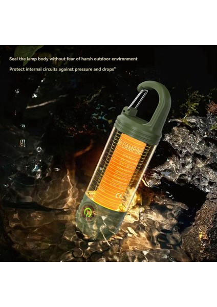 Çok Fonksiyonlu Portatif Kamp Hafif Dağcılık Balıkçılık Çadırı Işık Su Geçirmez Kanca Acil Durum Aydınlatma Yeşil (Yurt Dışından) indirimleri