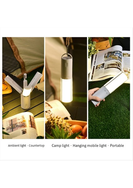 Kamp Işıkları USB Kamp Fener, Katlanabilir 3 Modlu LED Işık, Ultra-Bright &amp; Compact, Power Bank Seçeneği, (Yurt Dışından) modelleri