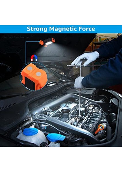 Taşınabilir LED Çalışma Lambası, Asılı Kanca ve Manyetik El Feneri, Pille Çalışan, Cep Iş Işıkları (Yurt Dışından) modelleri