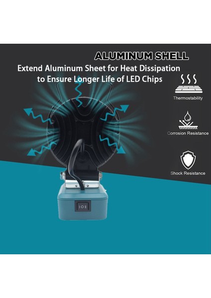 Makita Için LED Dış Mekan Iş Işığı BL1830 30W Iş Mühendislik Aydınlatma ve Çekim Için LED Işık (Yurt Dışından) modelleri