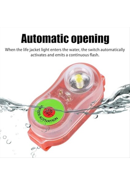 Acil Su Hayatta Kalması Için Kurtarma Yeleği, LED Işık, Hayat Kurtaran Yelek Flaşı (Yurt Dışından) fiyatları