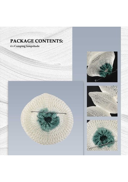 4 Paket Gaz Fener Mantles Dökme Akordeon Şekli 95 Klip (Yurt Dışından) indirimleri