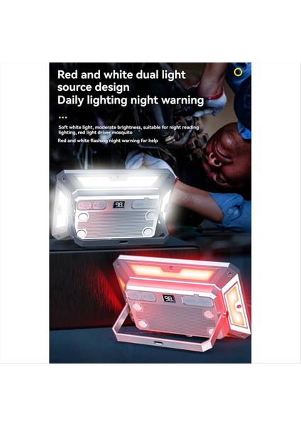 Açık Kamp Çadırı Işık Taşınabilir Çok Fonksiyonlu El Işık Iş Işık Su Geçirmez Asma Gece Işığı (Yurt Dışından) indirimleri