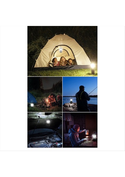 4pcs Mini Koçanı Çadır Lambası LED Taşınabilir Fener Teleskopiktorch Kamp Lambası Su Geçirmez Acil Durum Işıkla Çalışan, Bir (Yurt Dışından) fiyatları