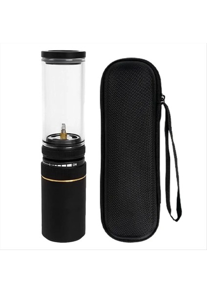 Kamp Için Rüzgar Geçirmez Taşınabilir Gaz Feneri Dağcılık Balıkçılığı ve Barbekü Için Ayarlanabilir Açık Gaz Mum Işığı Lambası (Yurt Dışından)