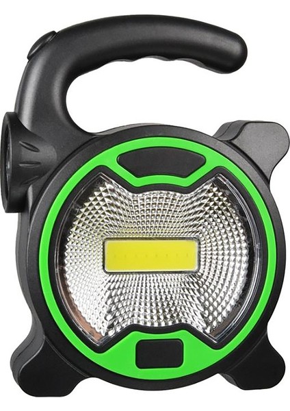 Taşınabilir Çalışma Lambası LED Fener Su Geçirmez Acil Durum Işığı Şarj Edilebilir Dış Mekan Kampı, Yeşil (Yurt Dışından)
