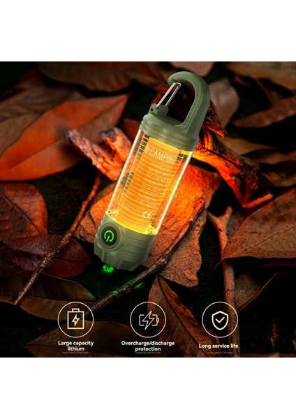 Çok Fonksiyonlu Taşınabilir Kamp Hafif Dağcılık Balıkçılığı Çadırı Hafif Su Geçirmez Kanca Acil Durum Aydınlatma Haki (Yurt Dışından) modelleri