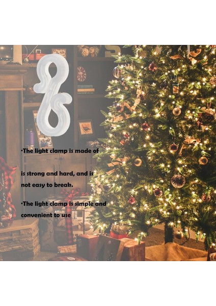 200PCS Plastik Oluk Kancaları, Noel Işıkları Için Klipler, Açık Hava Dekorasyonları Açık Mevsimlik Aydınlatma Kancaları (Yurt Dışından) indirimleri