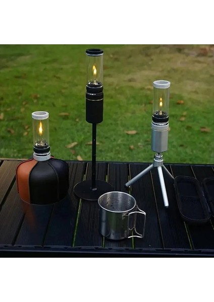Kamp Için Rüzgar Geçirmez Taşınabilir Gaz Feneri, Dağcılık Balıkçılığı ve Barbekü Için Ayarlanabilir Açık Gaz Mum Işığı Lambası (Yurt Dışından) modelleri