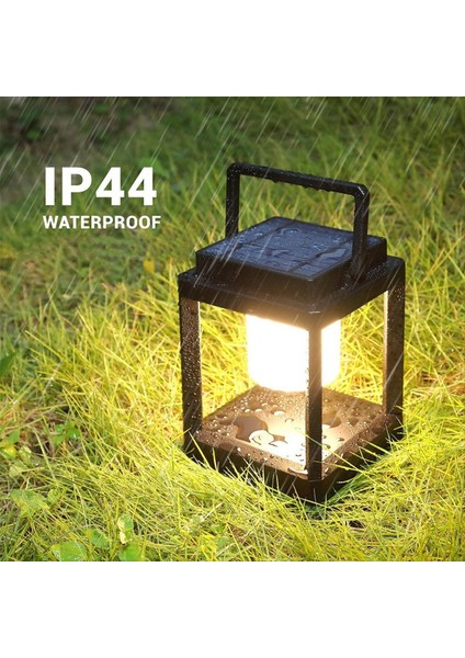 Güneş Işığı Dış Mekan USB Katlanabilir Su Geçirmez Kamp Fener LED Işık Şarj Edilebilir Güç Bankası Taşınabilir LED Güneş Lambası (Yurt Dışından) modelleri