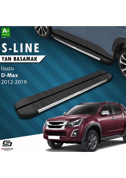 Isuzu D-Max 2 S-Line Krom Yan Basamak 203 Cm 2012-2019 A+ Kalite indirimleri