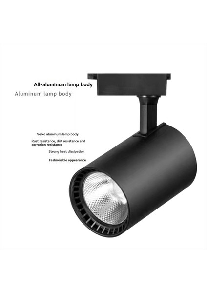 3pcs 85V-265V Geniş Voltaj LED Track Light Giyim Mağazası LED Palet Işığı Mağaza Giyim Mağazası (Yurt Dışından) fırsatları