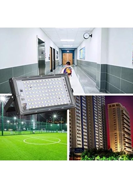 Soğuk Beyaz Işık LED Taşkın Işığı AC220V Dış Spot IP65 Su Geçirmez LED Sokak Lambası Peyzaj Aydınlatma 100W (Yurt Dışından) indirimleri