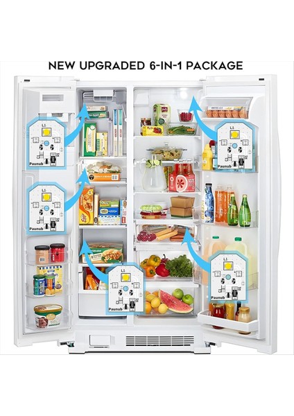 WR55X11132 WR55X25754 Ge Buzdolabı Için LED Işık WR55X30602 WR55X26486 PS4704284 3033142 EAP12172918 (Yurt Dışından) fiyatları