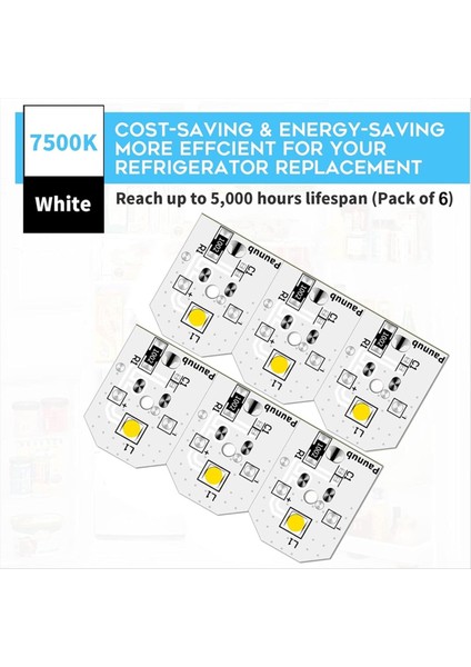 WR55X11132 WR55X25754 Ge Buzdolabı Için LED Işık WR55X30602 WR55X26486 PS4704284 3033142 EAP12172918 (Yurt Dışından) indirimleri