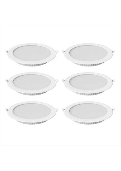 6pcs 12W LED Düşük Düşük Gerçekleştirilmiş Yavaş Tavan Spoltıgh. (Yurt Dışından)