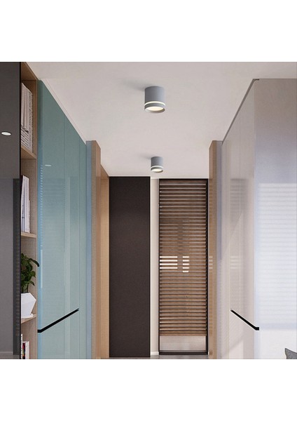 LED Düşük Spotlıght Tavın Işık Spotlıght 220V 12W Yüzey Mount Bağlanması Açık Beyaz (Yurt Dışından)