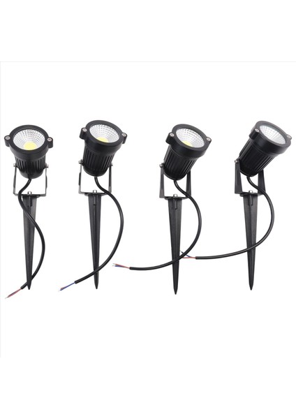 4 Paket Bahçe Spot Işıkları Açık Manzara LED Lamba Yolu Avlu Su Geçirmez (Yurt Dışından)