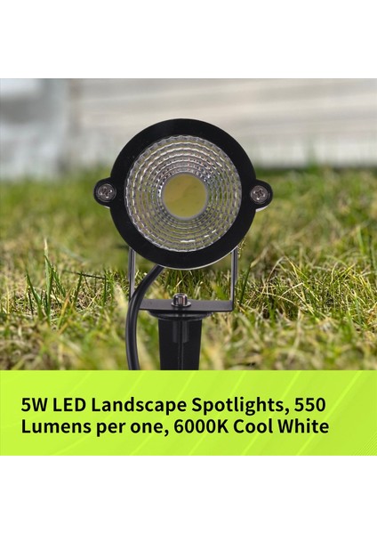 4 Paket Bahçe Spot Işıkları Açık Manzara LED Lamba Yolu Avlu Su Geçirmez (Yurt Dışından) fırsatları