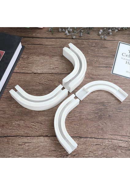 90 ° Kavisli Konektör, Esnek Bir Şekilde Bükülmüş Tavana Monte Edilmiş Perde Pisti, Tavan Perdesi Için Uygun (Yurt Dışından) indirimleri