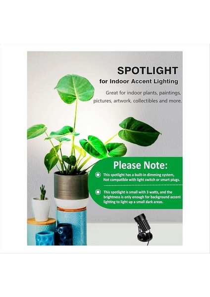 Spot Işıklar Kapalı Işıklar Kapalı Zamanlayıcı, 3W Zemin Spot Işığı Iç Mekan Uplighting, 3000K/4000K/5000K Işık Abd Fişi (Yurt Dışından) modelleri