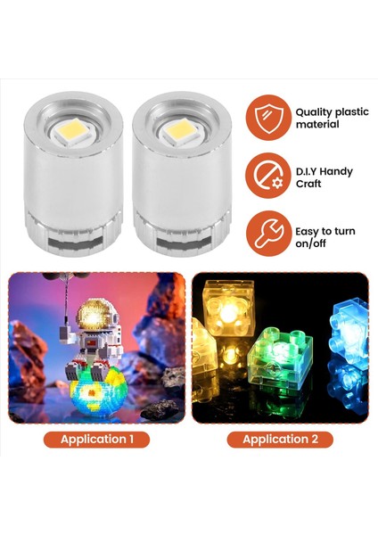 30 Adet Minyatür LED Işıklar, El Zanaat Için Küçük Işıklar, Mini LED Işıklar, Oyuncak Tuğla Yapı Taşları Için Minyatür Işıklar B (Yurt Dışından) indirimleri