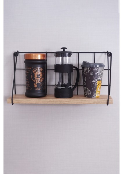 Beyaz Metal Ahşap 1 Katlı Tel Duvar Rafı Banyo Düzenleyici Organizer fırsatları