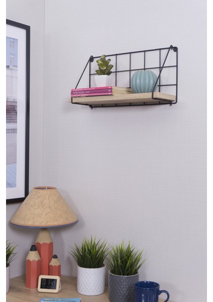 Beyaz Metal Ahşap 1 Katlı Tel Duvar Rafı Banyo Düzenleyici Organizer indirimleri