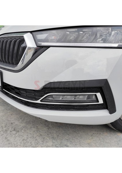 Skoda Octavia A8 Krom Sis Çerçevesi 3 Prç. 2020-2024