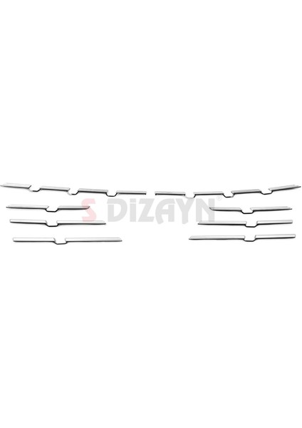 Renault Megane 4 Krom Ön Tampon Çıtası 8 Prç. 2020 Üzeri