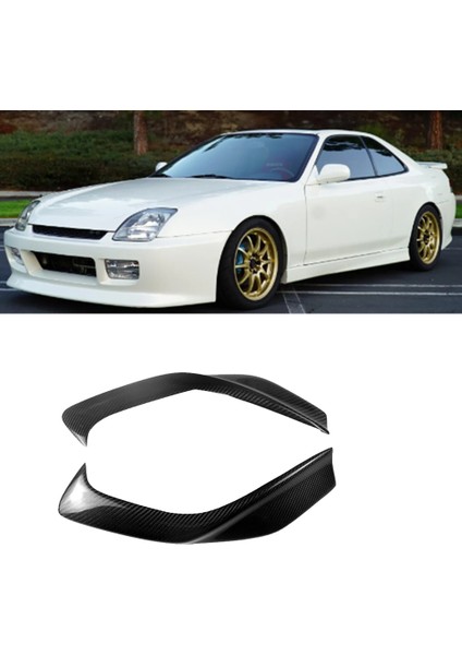 Araba Ön Far Kapağı Kafası Işık Lambası Göz Kapağı Kaş Karbon Fiber Döşeme Honda Prelude 1997-2001 Far Kaş (Yurt Dışından) modelleri