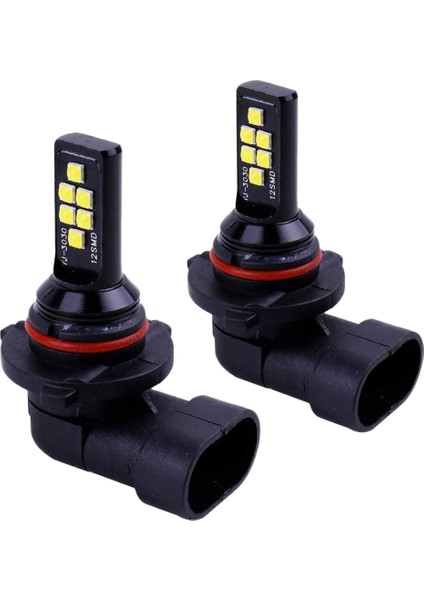 2x Hb4 9006 LED Fog Fakibi Ileri 3030 Smd Gündüz Çalışan Drl Lambası Cool White 6000K (Yurt Dışından)