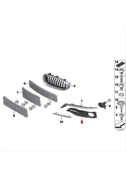 1paır Ön Tampon Sis Işıkları Örgü Grille Kapak Trim (Lh+Rh) 51117293797 51117293798 Bmw 3 Serisi Gt F34 2013-2016 (Yurt Dışından) indirimleri