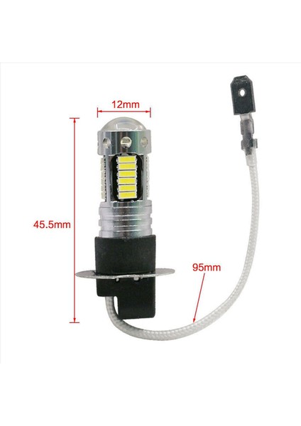20PCS H3 Süper Parlak LED Sis Sürüş Drl Ampuller Kiti 6000K Beyaz (Yurt Dışından) indirimleri