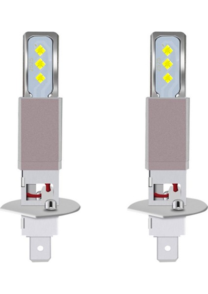 2pcs H1 LED Ampul Motosiklet Farları 20000LM 6000K Beyaz Işık 80W 6smd Ampul Arabası Sis Lambası Dönüş Sinyalleri (Yurt Dışından)