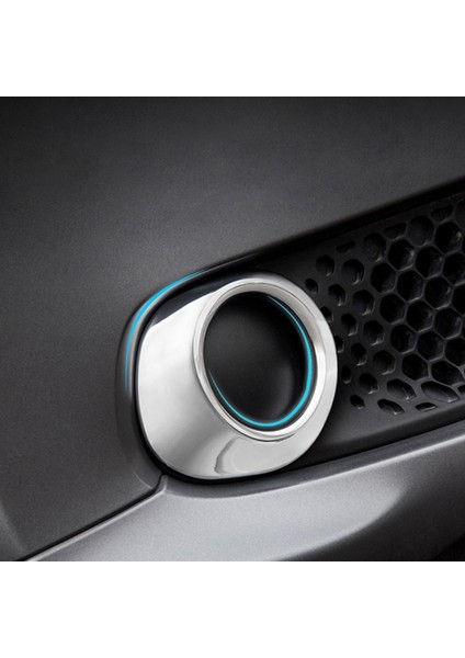 Araba Ön Sis Lambası Araç Aksesuar Dış Araba Sticker Abs Krom Trim Mercedes Smart 453 Forfour Fortwo (Yurt Dışından) indirimleri