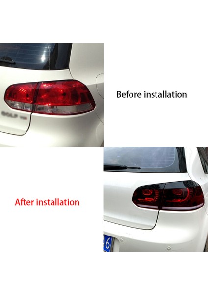 Araba Arka Far Kaş Kapağı Trim Kafa Işık Lamba Çıkartması 2009-2012 Golf 6 Mk6 (Yurt Dışından) fiyatları