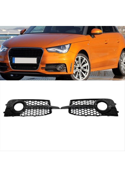 Araba Sis Lambası Çerçeve Sis Lambası Izgara Kapak Sis Lambası Kapağı 8X0807682B 8X0807681B Audi A1 8x Sport 2011-2014 Için (Yurt Dışından) modelleri