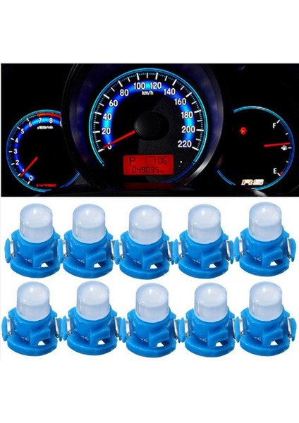 10PCS Araba Çizgi Enstrüman Taban Işık Lambası T4 2 Cob Araba Gösterge Tablosu Ampul DC12V Lamba (Yurt Dışından) indirimleri