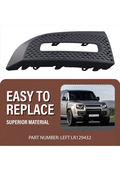 Ön Tampon Sis Lambası Kapağı Land Rover Defender L663 90 110 130 2020-2023 Sol LR129432 (Yurt Dışından) fırsatları