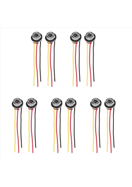 10PCS 1157 BAY15D Lamba Tutucu Ampuller P21/5W Adaptör Taban Soket Konnektörü Plastik Araç Aksesuarları Fren Lambası Için (Yurt Dışından)