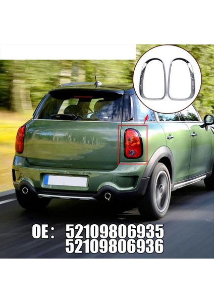 Sol Arka Lamba Çerçevesi Arka Kuyruk Işık Çevresi Bmw Mini R60 R61 52109806935 (Yurt Dışından) modelleri