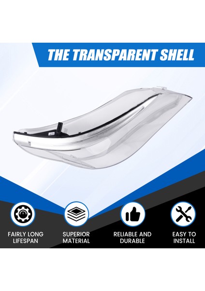 Araba Far Cam Lens Bmw E60 E60LCI 2008 2009 Için Şeffaf Far Abajur Kapağı Kapağı (Yurt Dışından) fırsatları