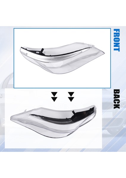 Araba Far Cam Lens Bmw E60 E60LCI 2008 2009 Için Şeffaf Far Abajur Kapağı Kapağı (Yurt Dışından) indirimleri