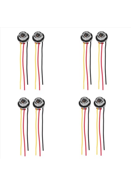 8pcs 1157 BAY15D Lamba Tutucu Ampuller P21/5W Adaptör Taban Soket Konnektörü Plastik Araç Aksesuarları Fren Lambası Için (Yurt Dışından)