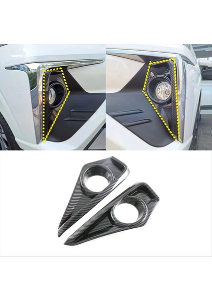 Toyota Veloz Için 2022-2024 Karbon Fiber Araba Ön Tampon Sisli Işık Lambası Kapak Çerçevesi Trim Aksesuarları (Yurt Dışından) fırsatları