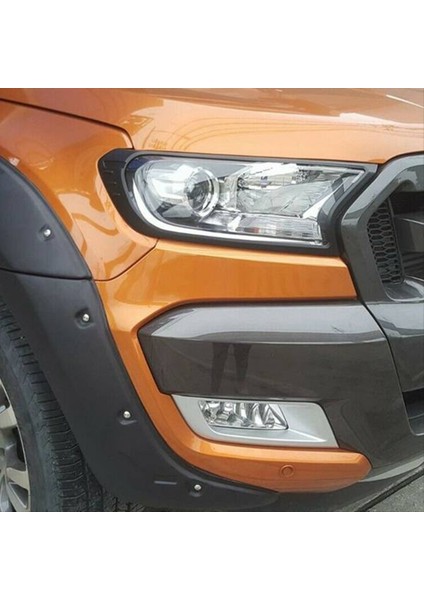 Araba Far Kapağı Döşeme Çerçevesi Yan Işık Çerçevesi Gündüz Çalışma Işık Çerçevesi Ford Everest Ranger 2015-2019 (Yurt Dışından) modelleri